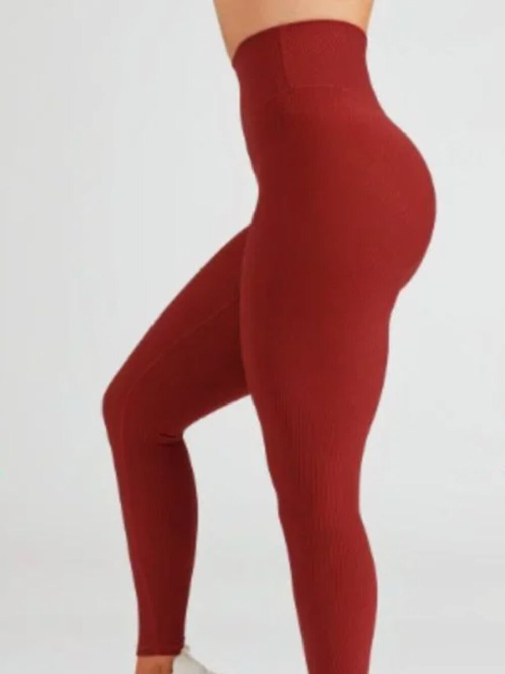 Buffbunny Material Girl leggings Vineyard Red size M